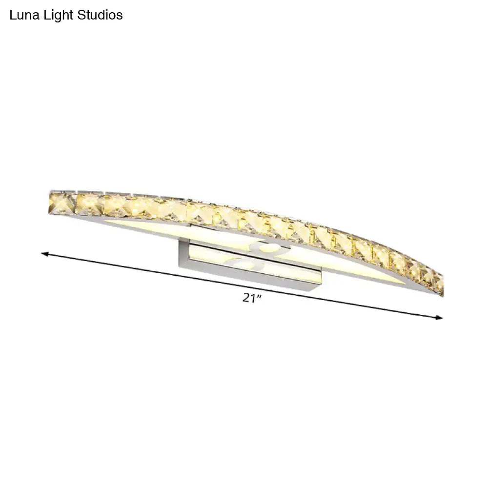 Crystal Champagne Bow Sconce