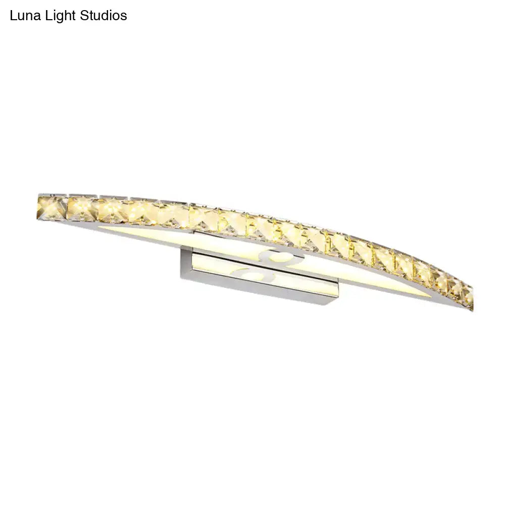 Crystal Champagne Bow Sconce