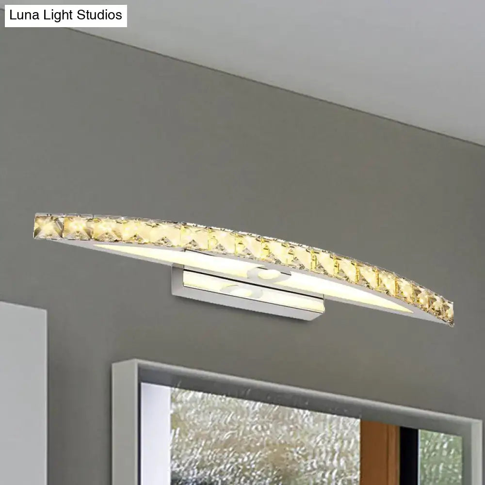 Crystal Champagne Bow Sconce