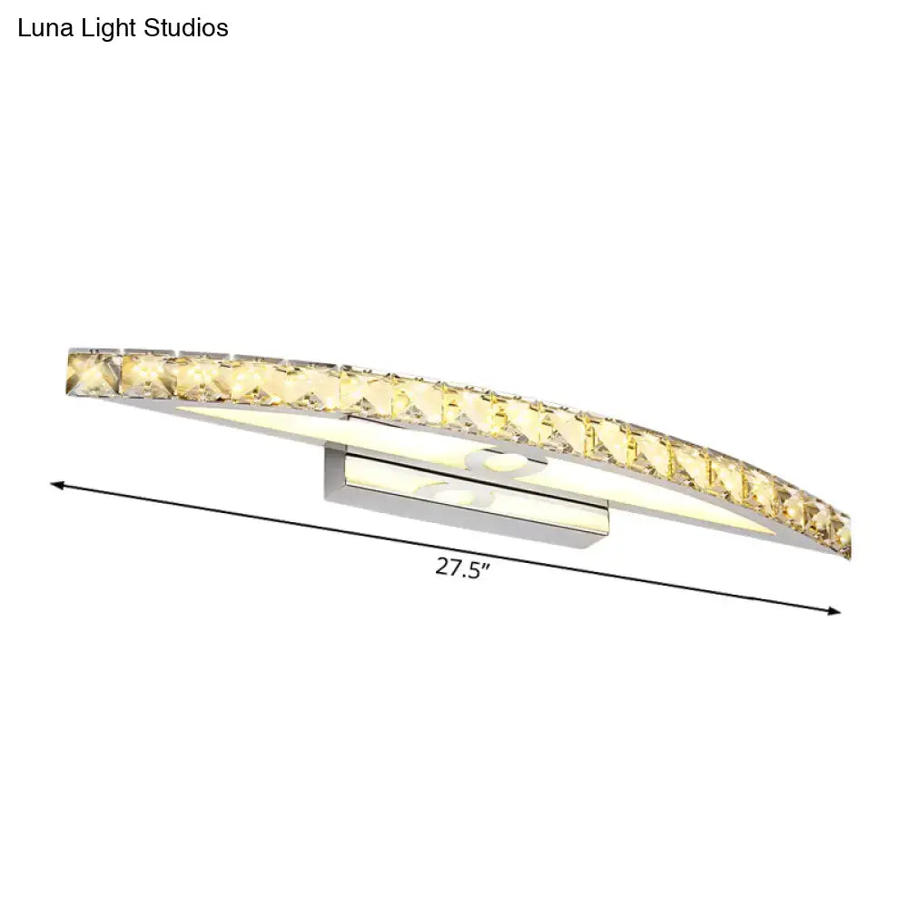 Crystal Champagne Bow Sconce