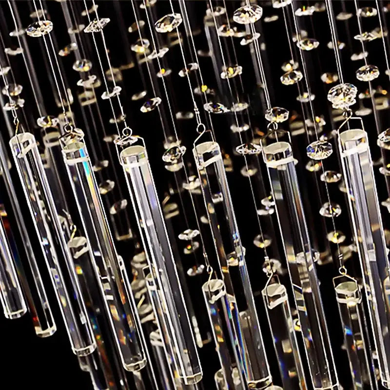 Tiered Crystal Column Light