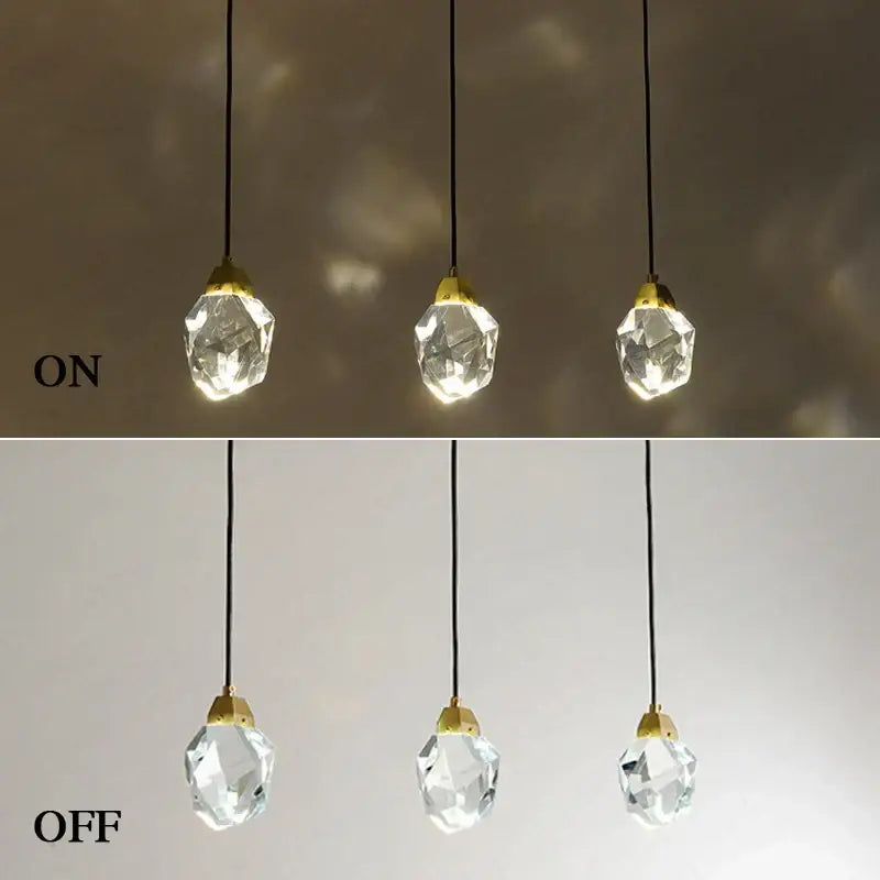 Copper Crystal Bedroom Wall Lamp
