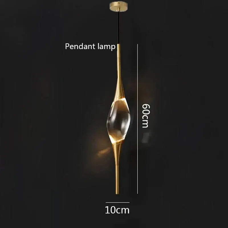 Crystal Copper Wall Sconce
