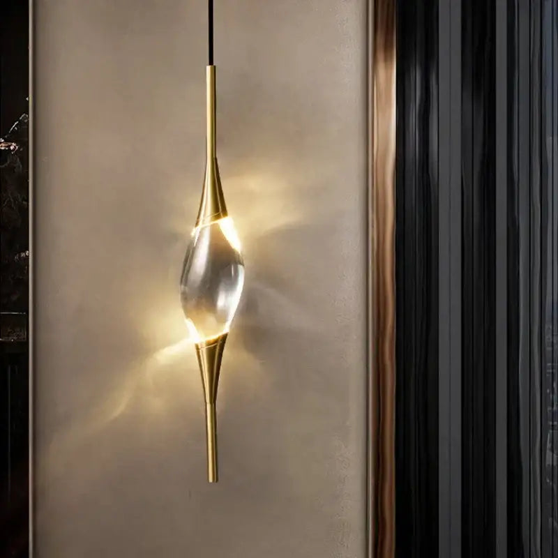 Crystal Copper Wall Sconce