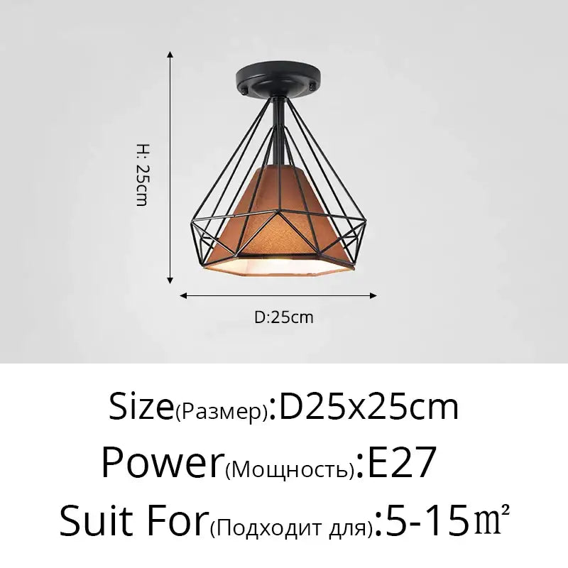 Gold Nordic Crystal 25cm Chandelier