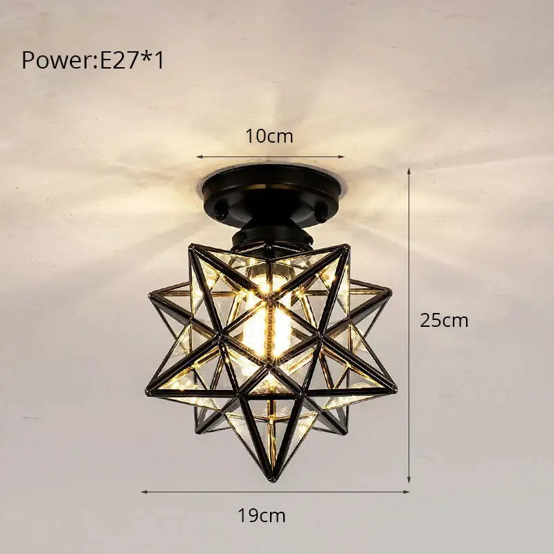 Gold Nordic Crystal 25cm Chandelier