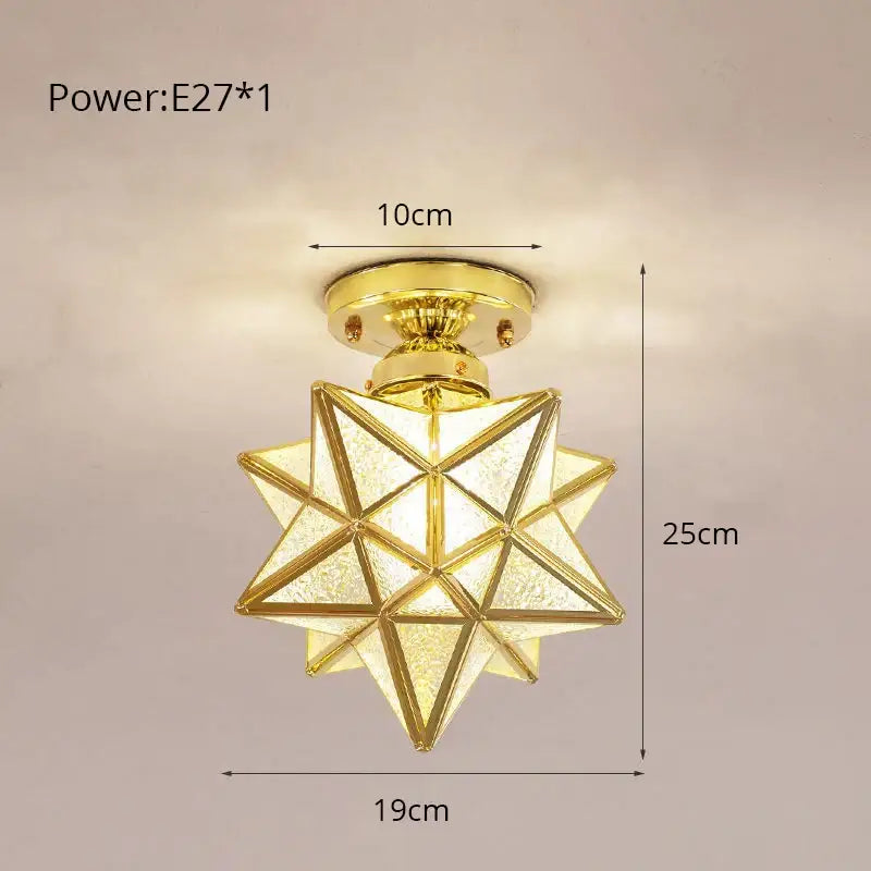 Gold Nordic Crystal 25cm Chandelier