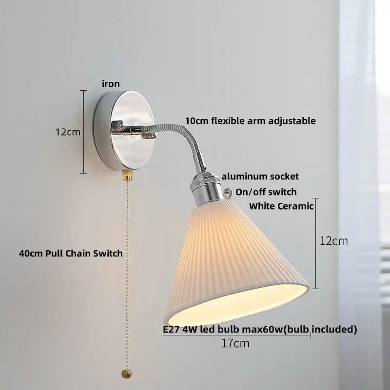 Crystal Iron Wall Sconce