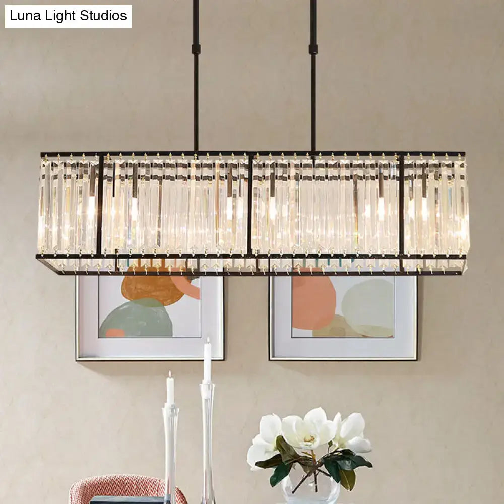 Crystal Rectangle Island Light