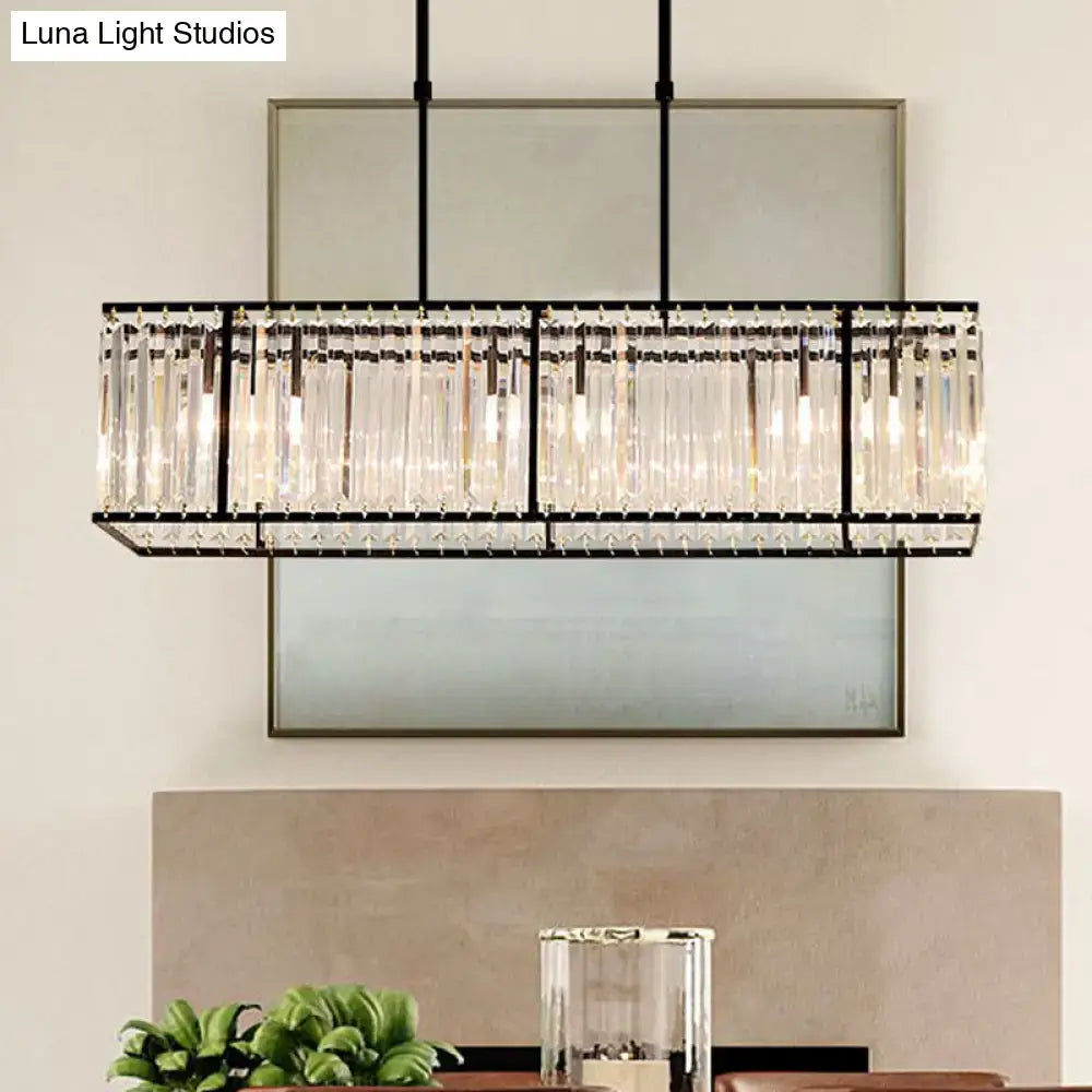 Crystal Rectangle Island Light