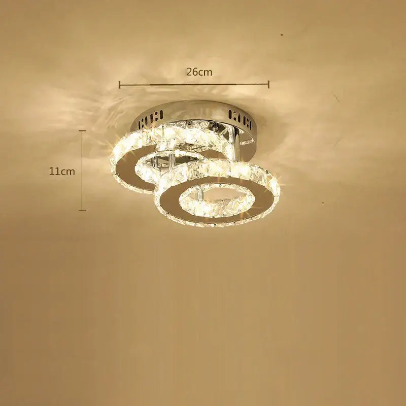 Crystal LED Ceiling Lamps