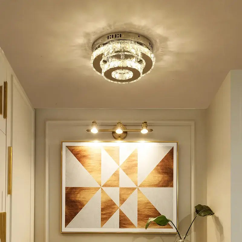Crystal LED Ceiling Lamps