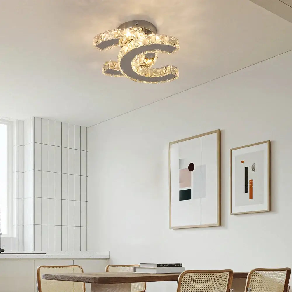 Crystal LED Ceiling Lamps