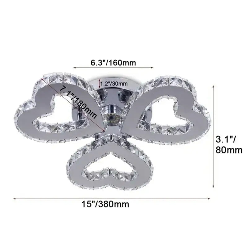 Crystal Ring Ceiling Chandelier