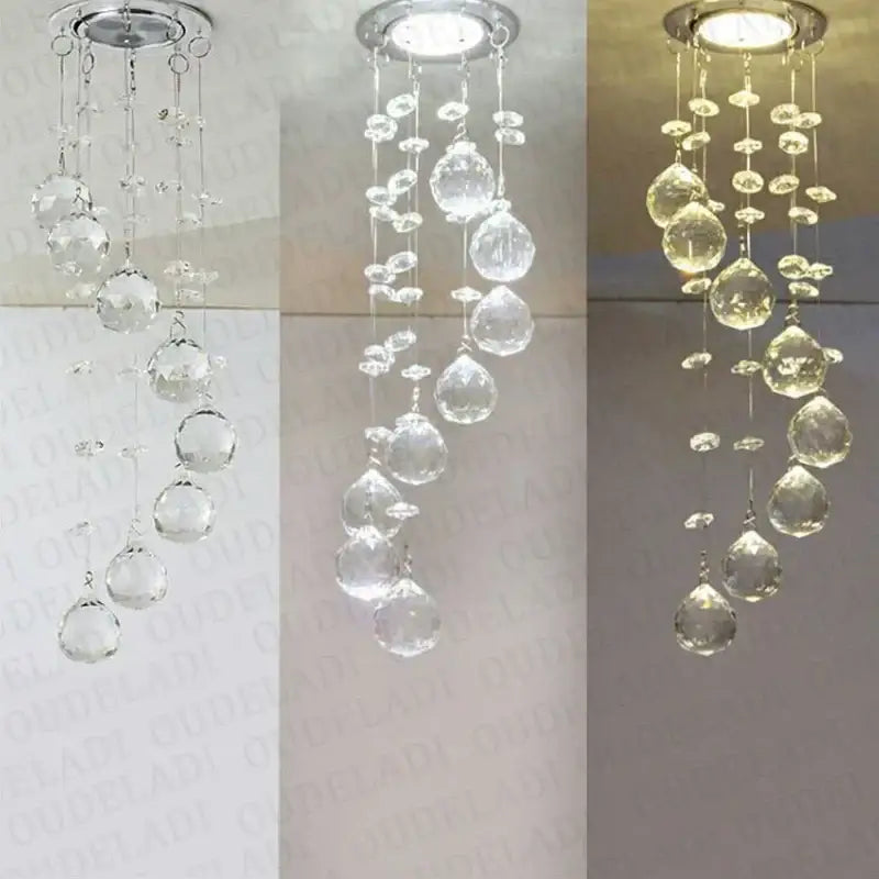 Crystal Teardrop Ceiling Downlight