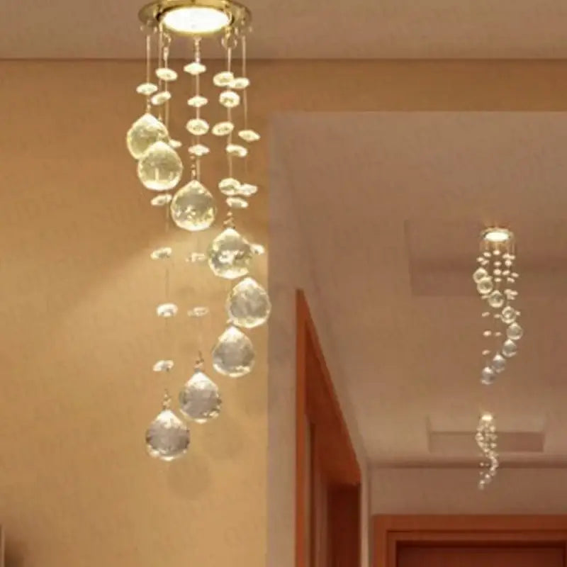Crystal Teardrop Ceiling Downlight
