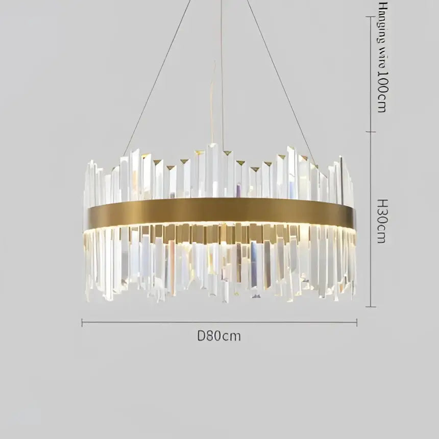 Crystal Ring 120cm Chandelier