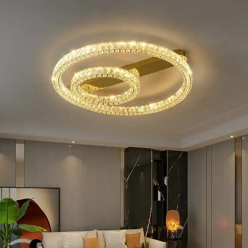 Gold Ring 100cm Ceiling Light