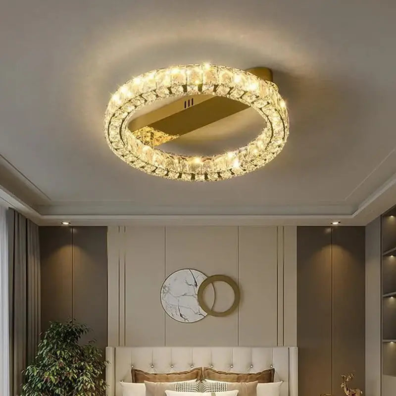 Gold Ring 100cm Ceiling Light