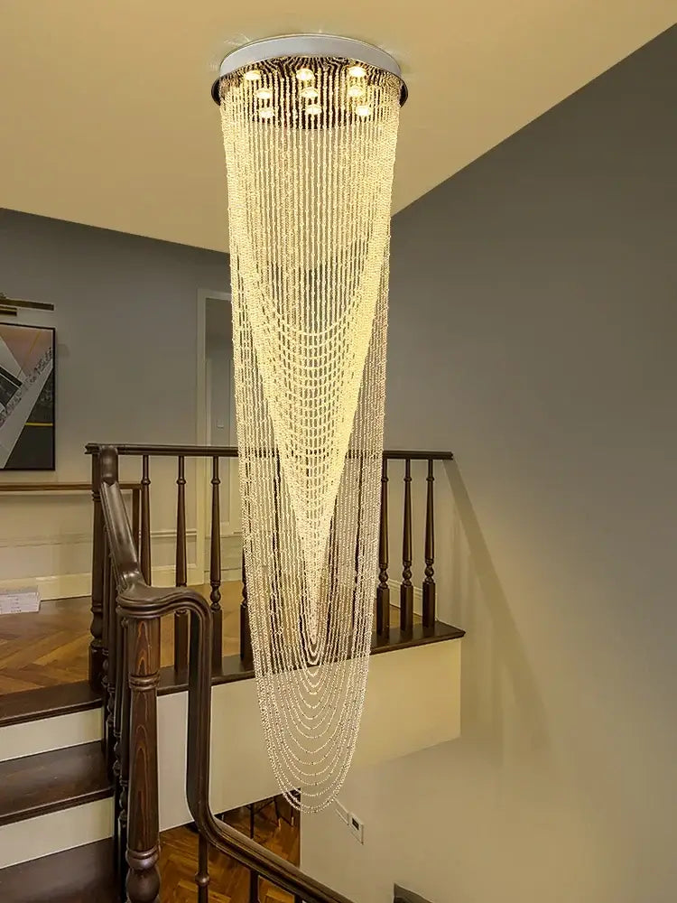 Crystal Rotating Chandelier