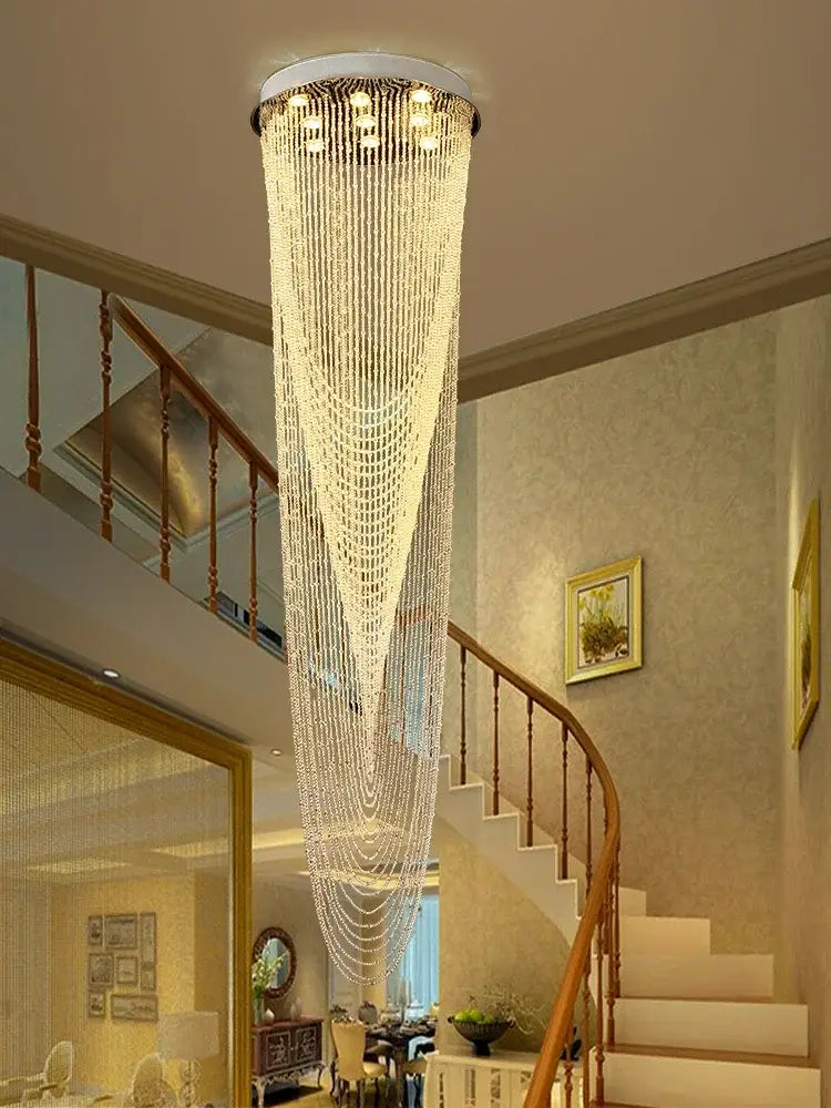 Crystal Rotating Chandelier