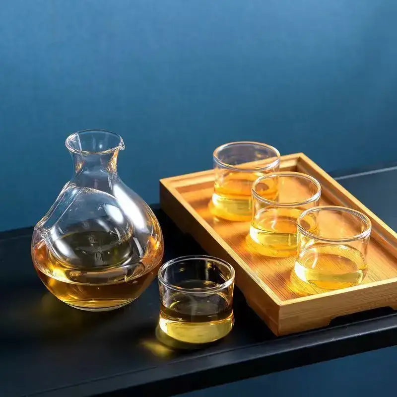 Crystal Glass Sake Carafe