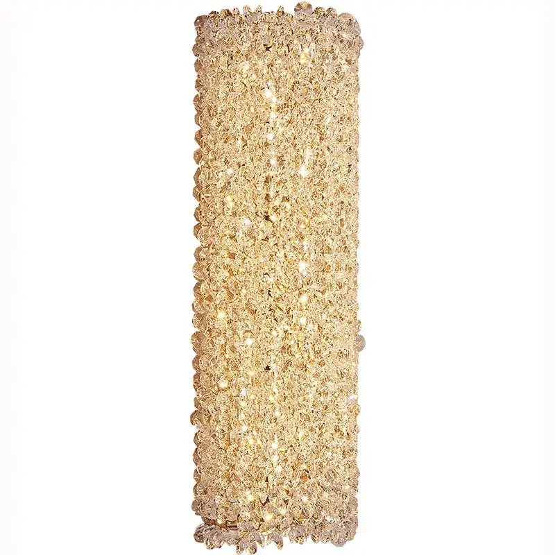 Gold Crystal Wall Sconce 60cm for Minimalist Interiors
