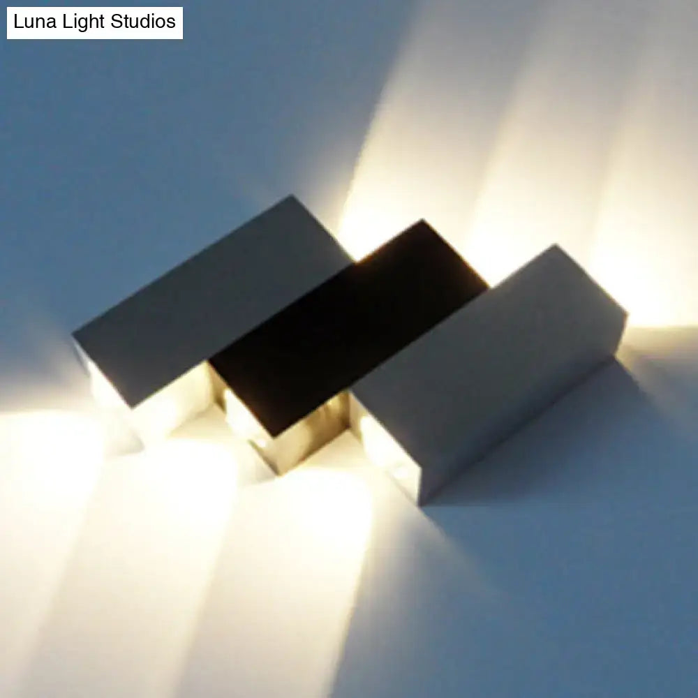 Silver Black Wall Sconce