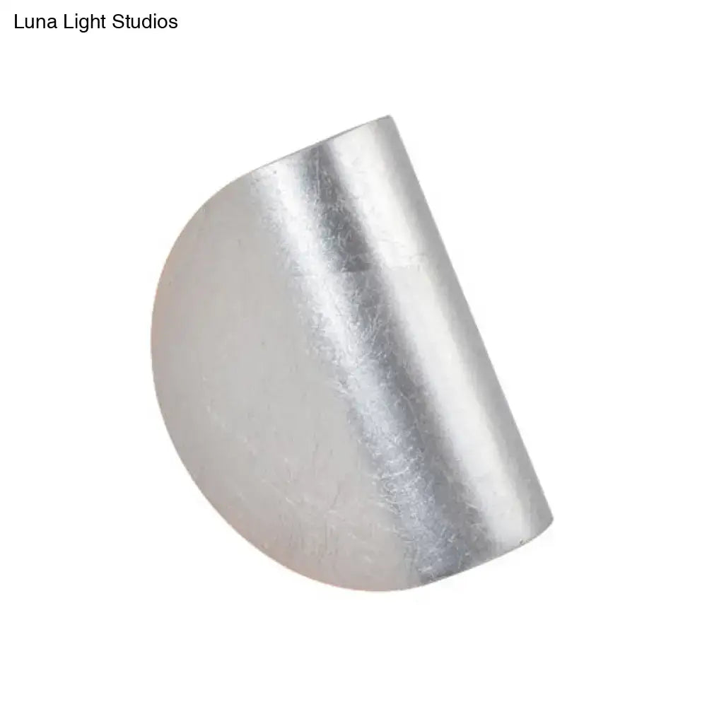 Gold Metal Compact Wall Sconce