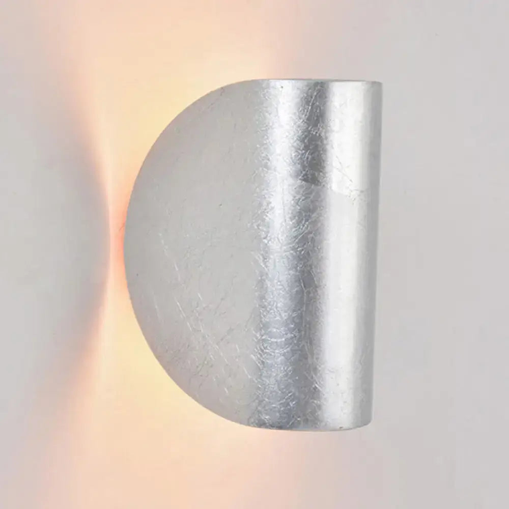 Gold Metal Compact Wall Sconce