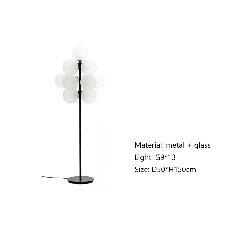 Bubbleglass LED Floor Lamp