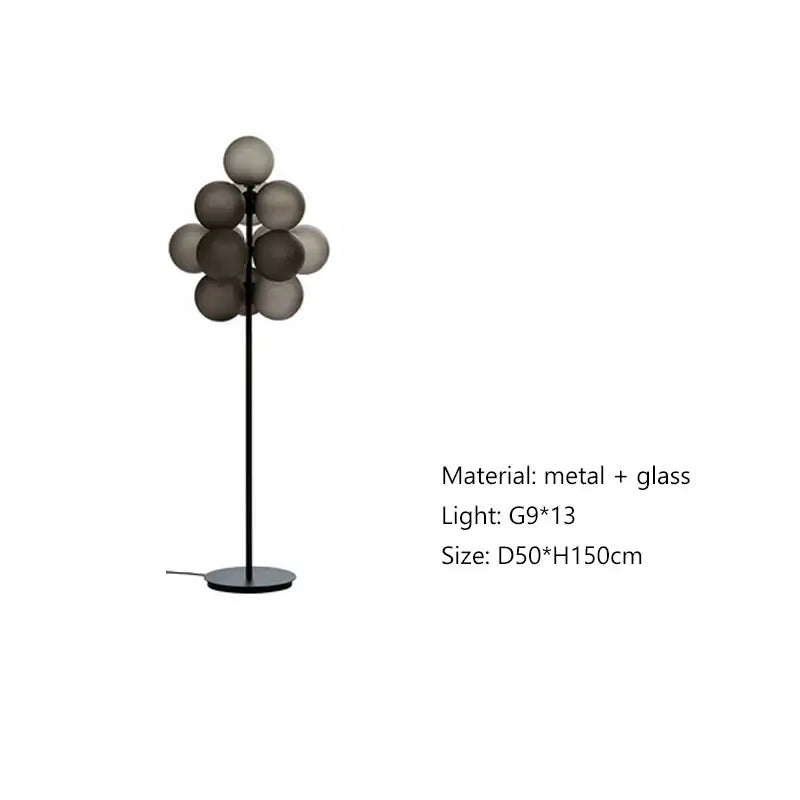 Bubbleglass LED Floor Lamp
