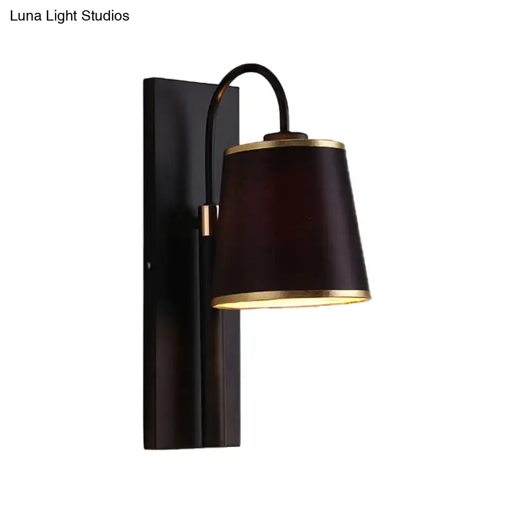 Gold Conical Wall Lamp