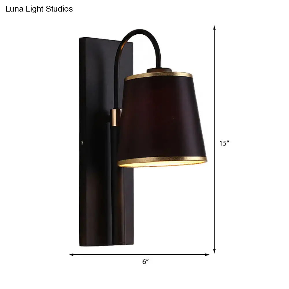 Gold Conical Wall Lamp