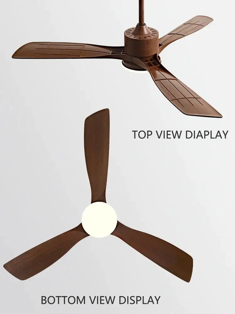 Wooden LED Ceiling Fan