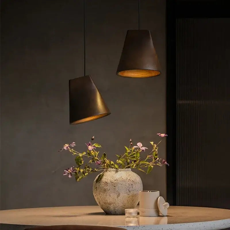 Wooden Adjustable Chandelier