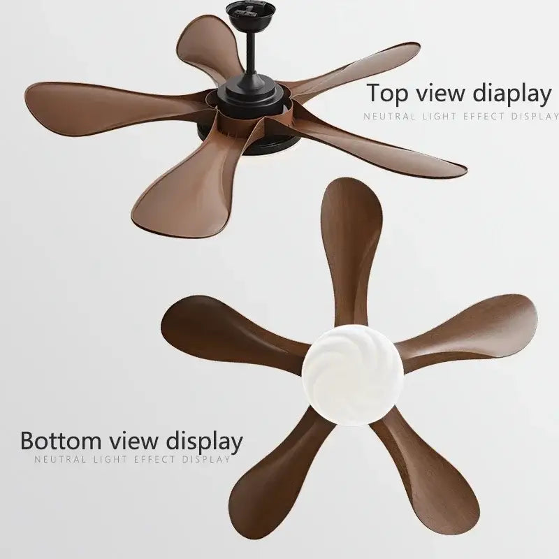 Black Walnut LED Ceiling Fan