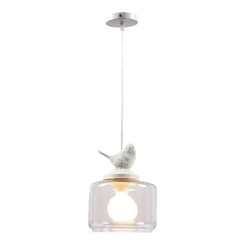 Glass Bird LED Chandelier