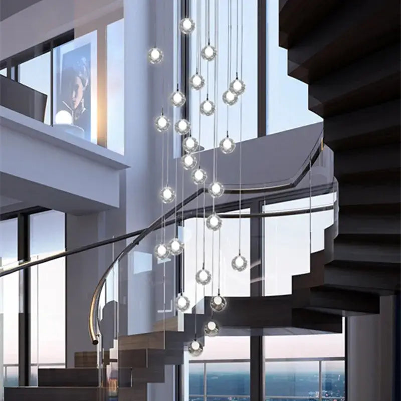 Bubble Glass LED Chandelier