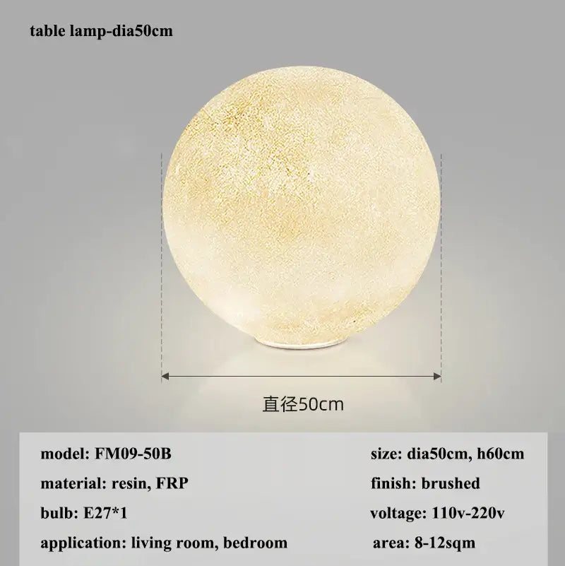 Cream Moon Pendant Chandelier