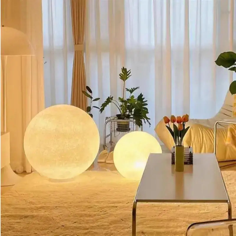 Cream Moon Pendant Chandelier