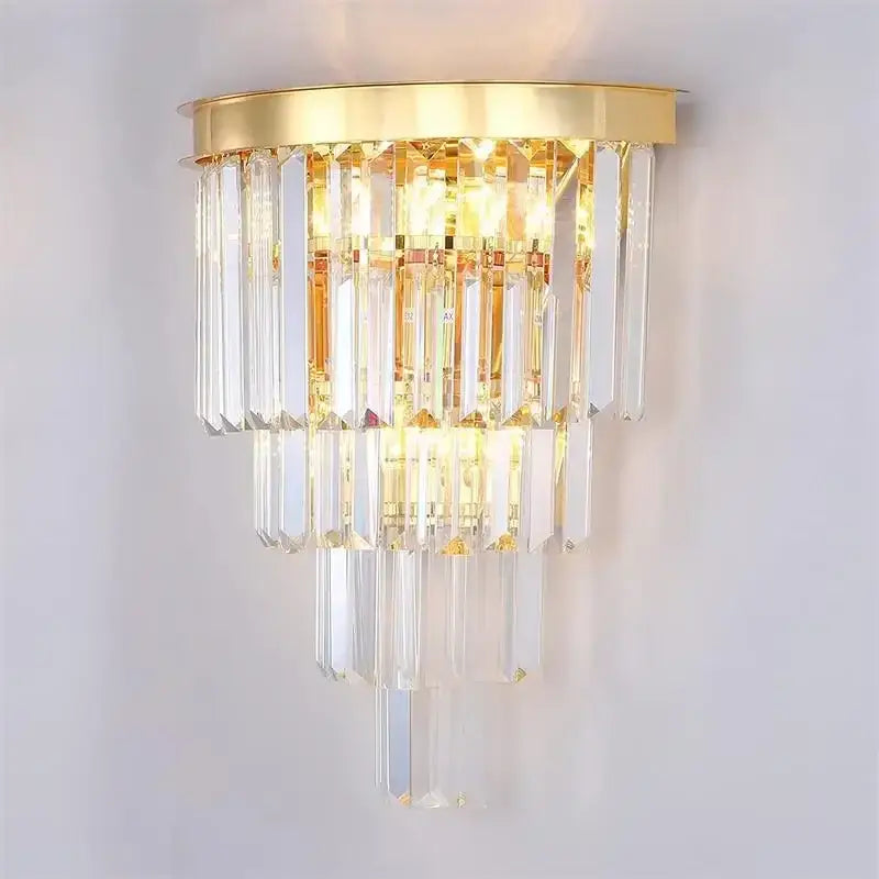 Gold Black LED 100cm Round Chandelier