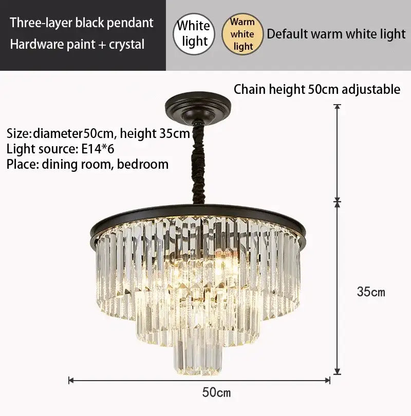 Multi-Tier Gold Chandelier