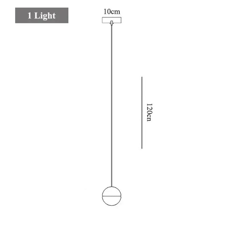 Round Crystal Pendant Light