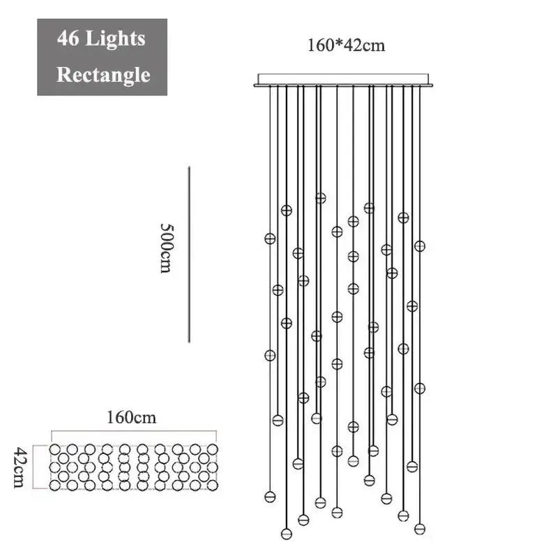 Round Crystal Pendant Light