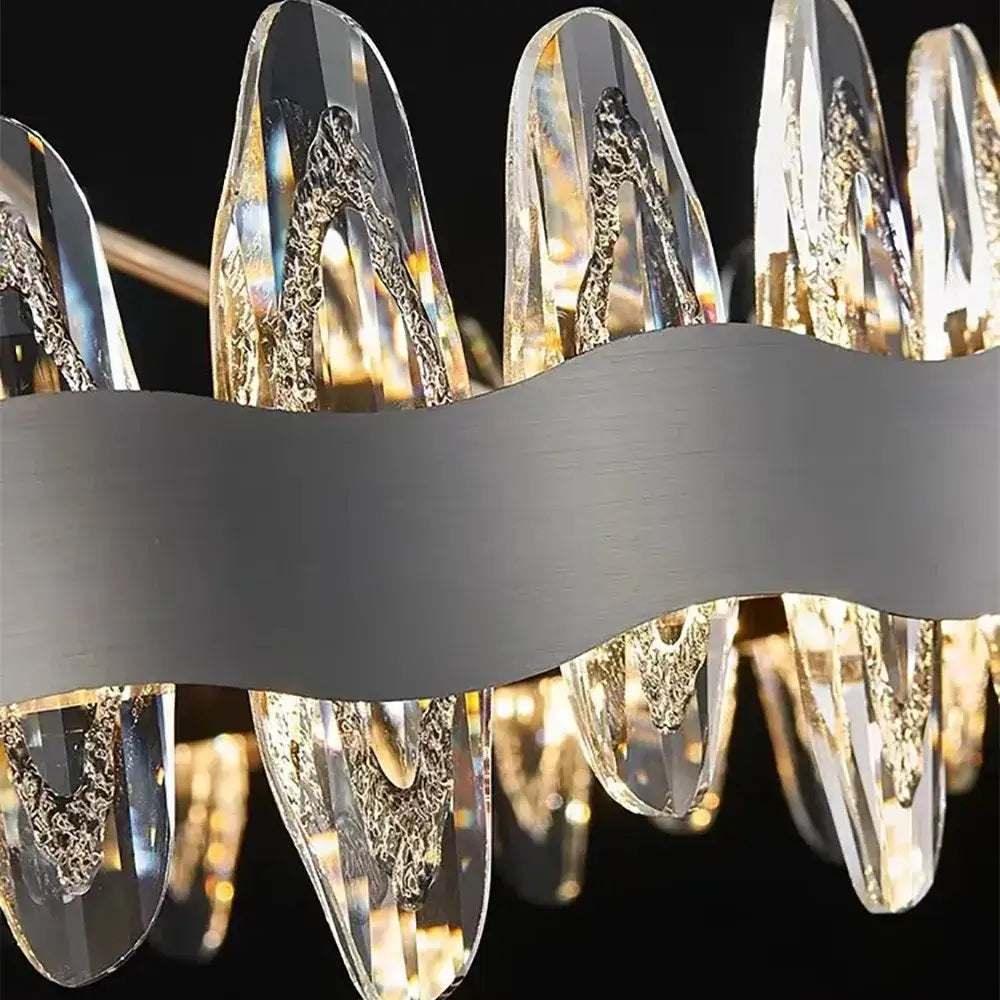 Golden Crystal Pendant Light