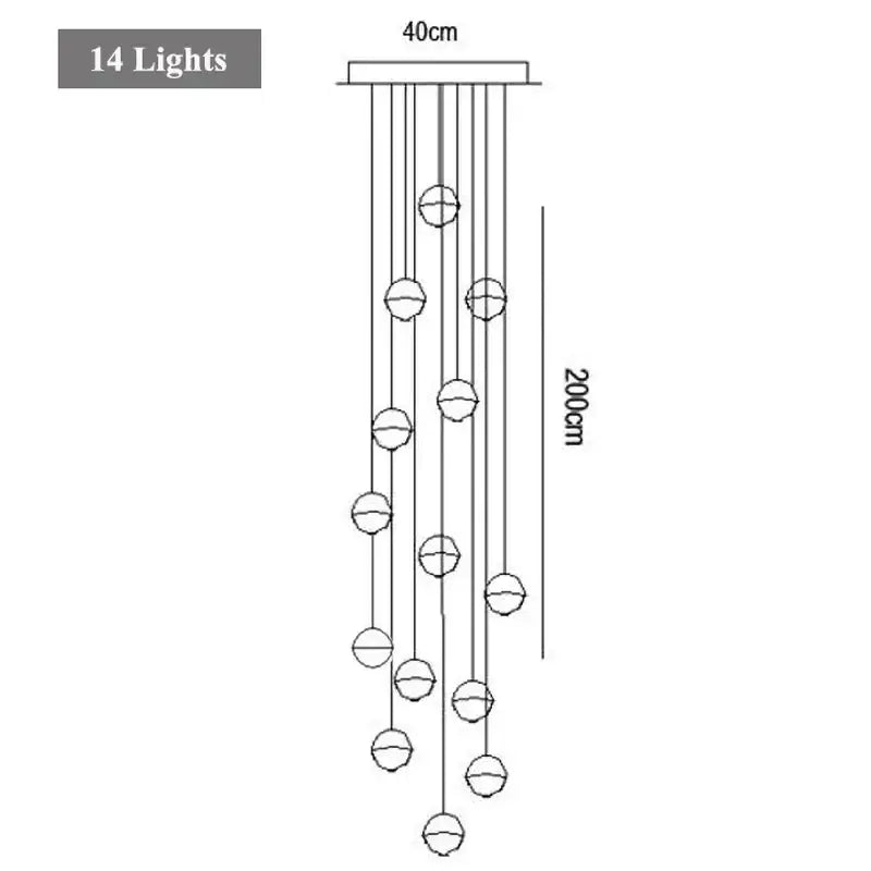 Round Crystal Pendant Light