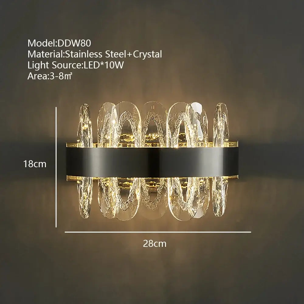 Golden Crystal Pendant Light