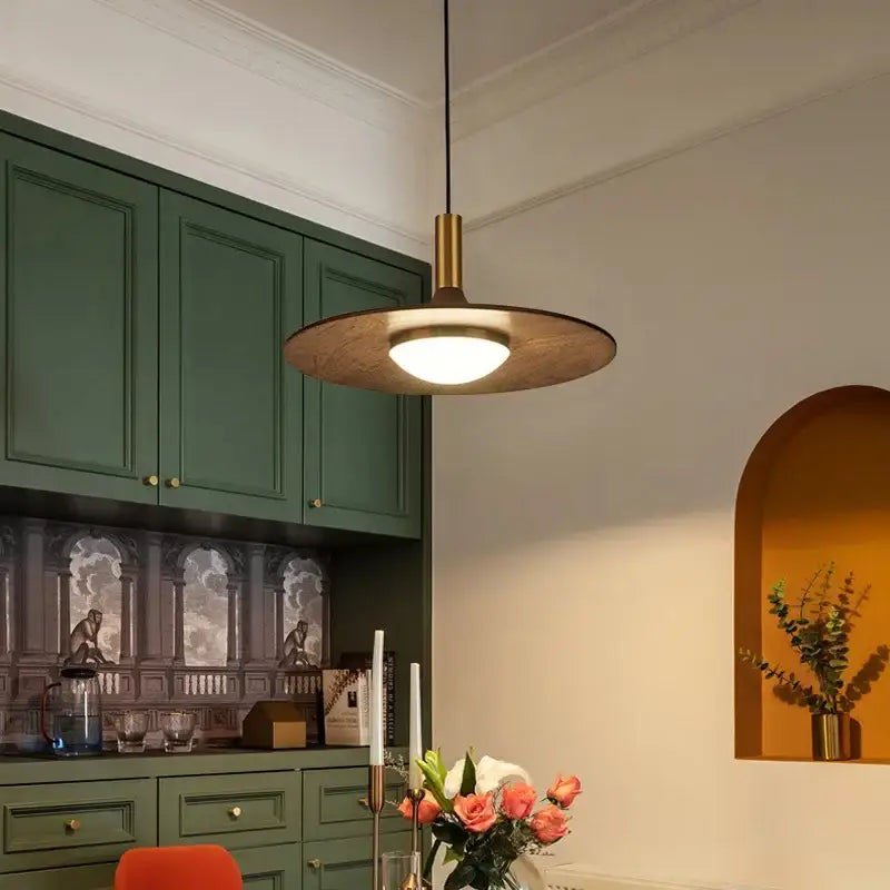 Wood Nordic Chandelier Light