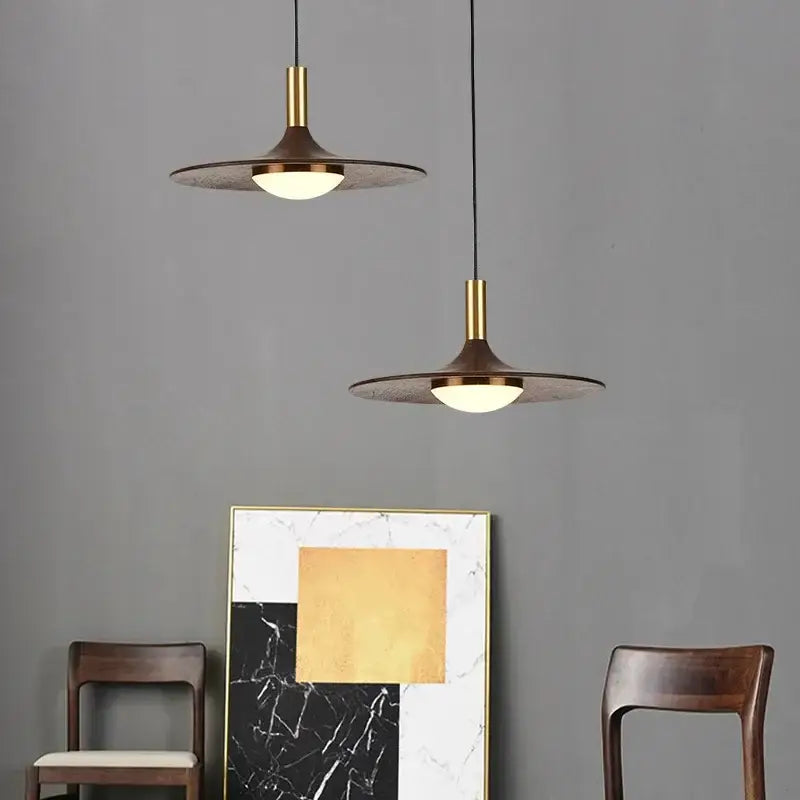 Wood Nordic Chandelier Light